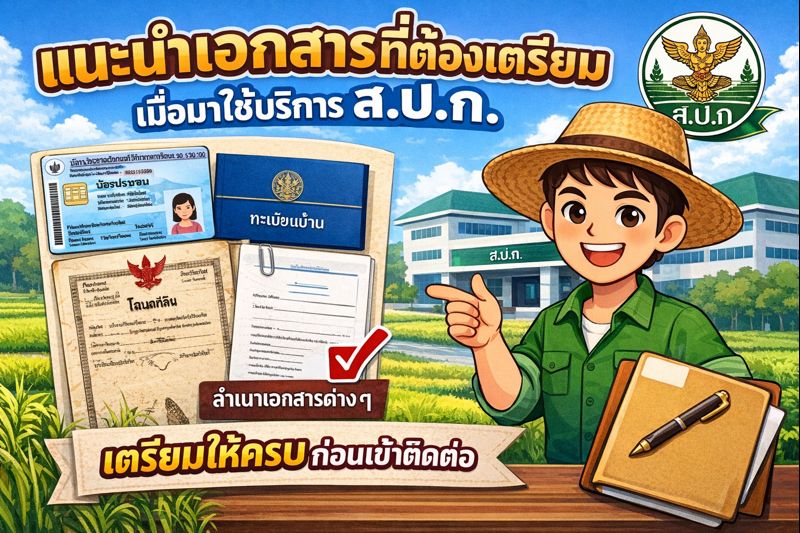 เอกสารที่ต้องเตรียม